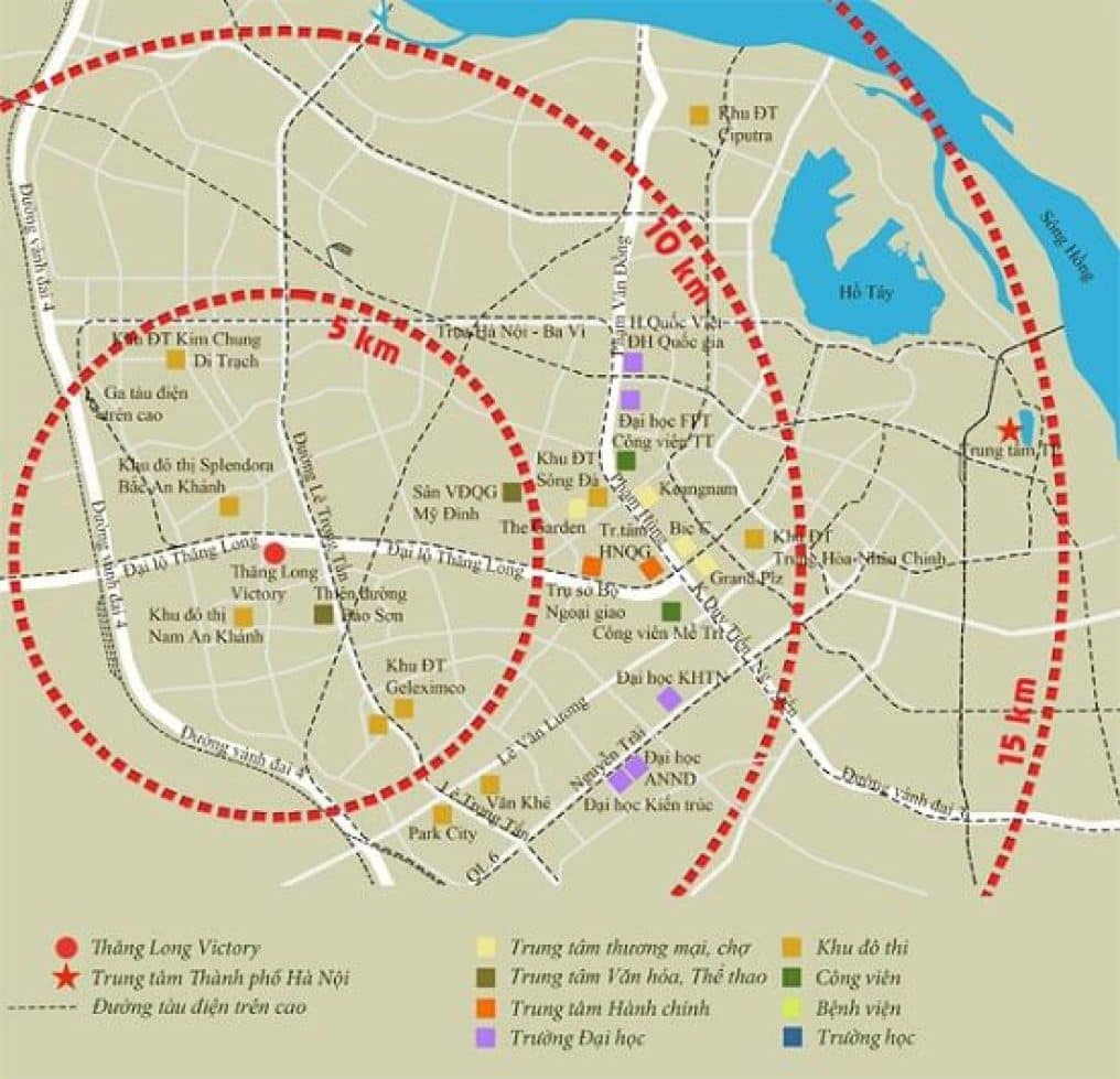 vị trí chung cư thăng long capital