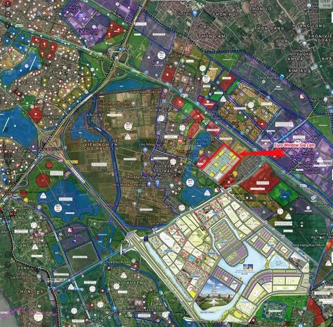 Vị trí dự án Highway 5 Residences Gia Lâm – TQ5 Trâu Quỳ