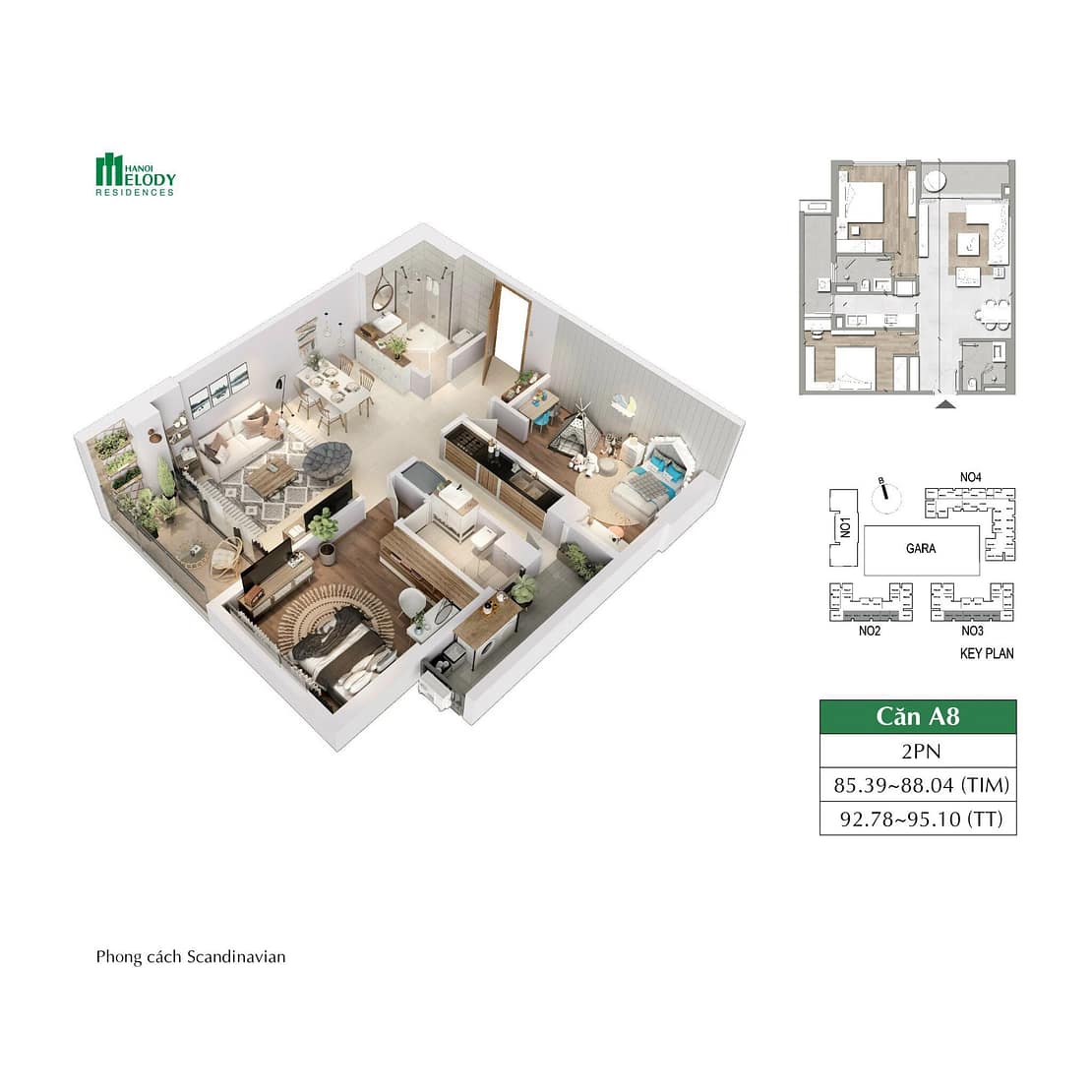 căn hộ 89m2 hà nội melody linh đàm