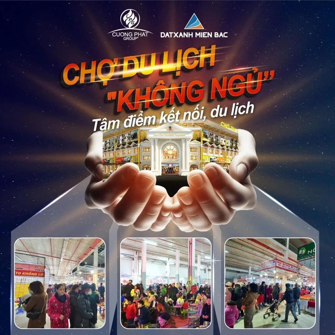 Chợ Du lịch Phố Mới Lào Cai kiến lập khu shop chợ “không ngủ” hoạt động suốt 24/24h.