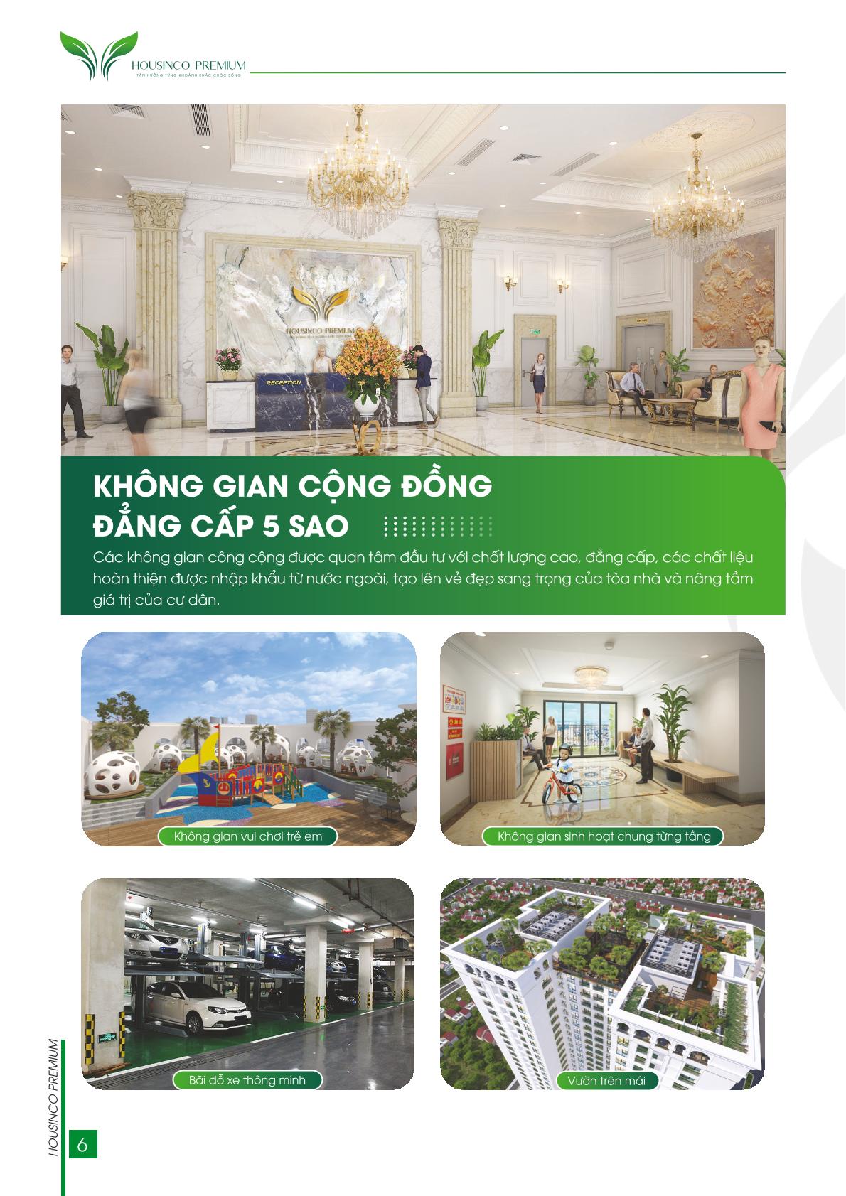 tiện ích đẳng cấp ở housinco premium