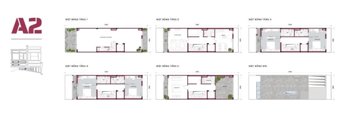 Thiết kế liền kề Highway 5 Residences