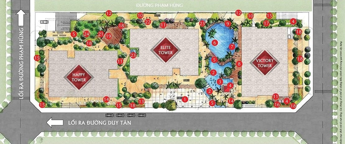 Vị trí Hà Nội Paragon Cầu Giấy