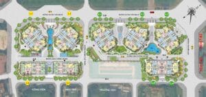 Tổng quan mặt bằng 9 tòa Le Grand Jardin