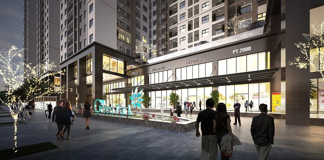sảnh cư dân green park trần thủ độ