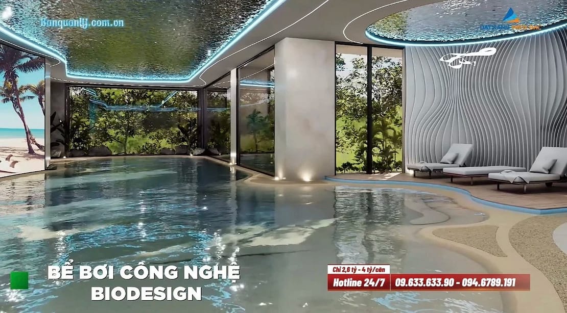 Bể bơi Sinh thái Ở The Fibonan tầng 2