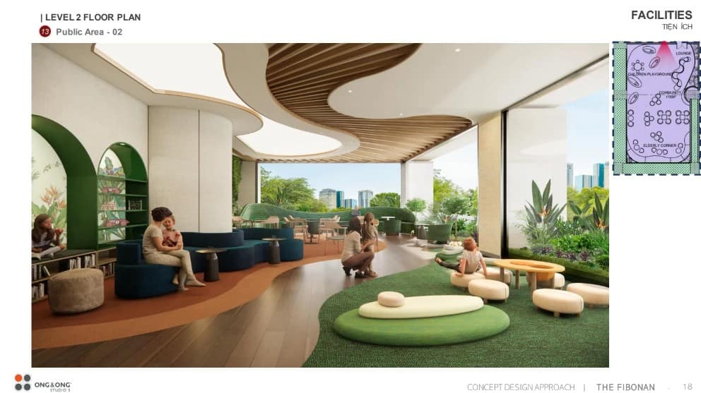 Sảnh vui chơi trẻ emThe Fibonan