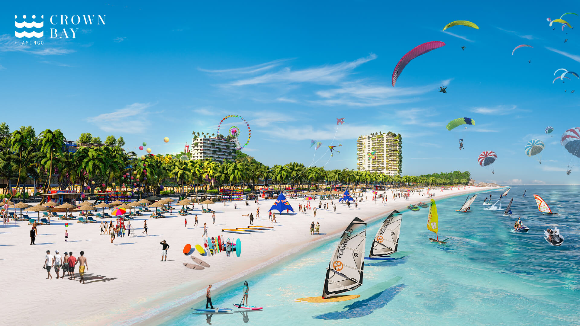 bãi biển flamingo hải tiến