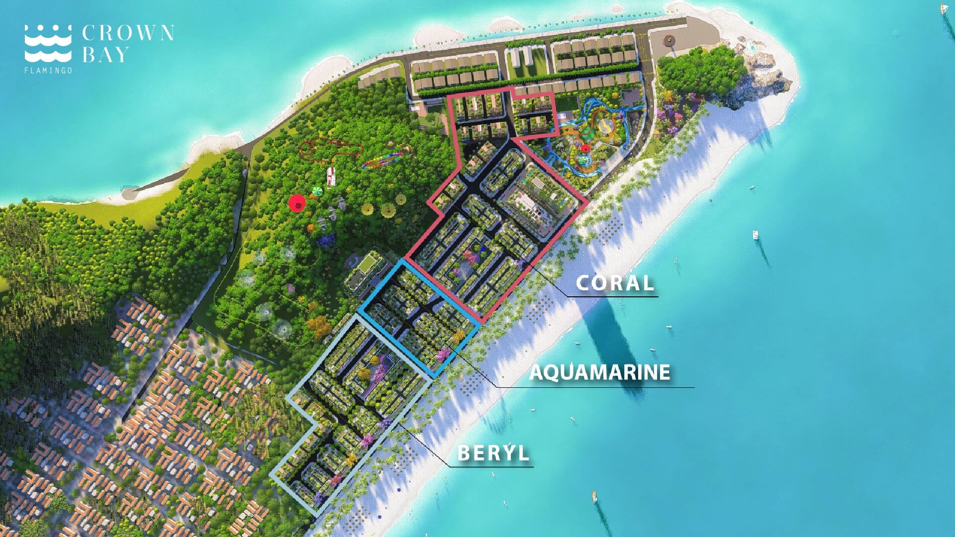 mặt bằng dự án flamingo crown bay hải tiến