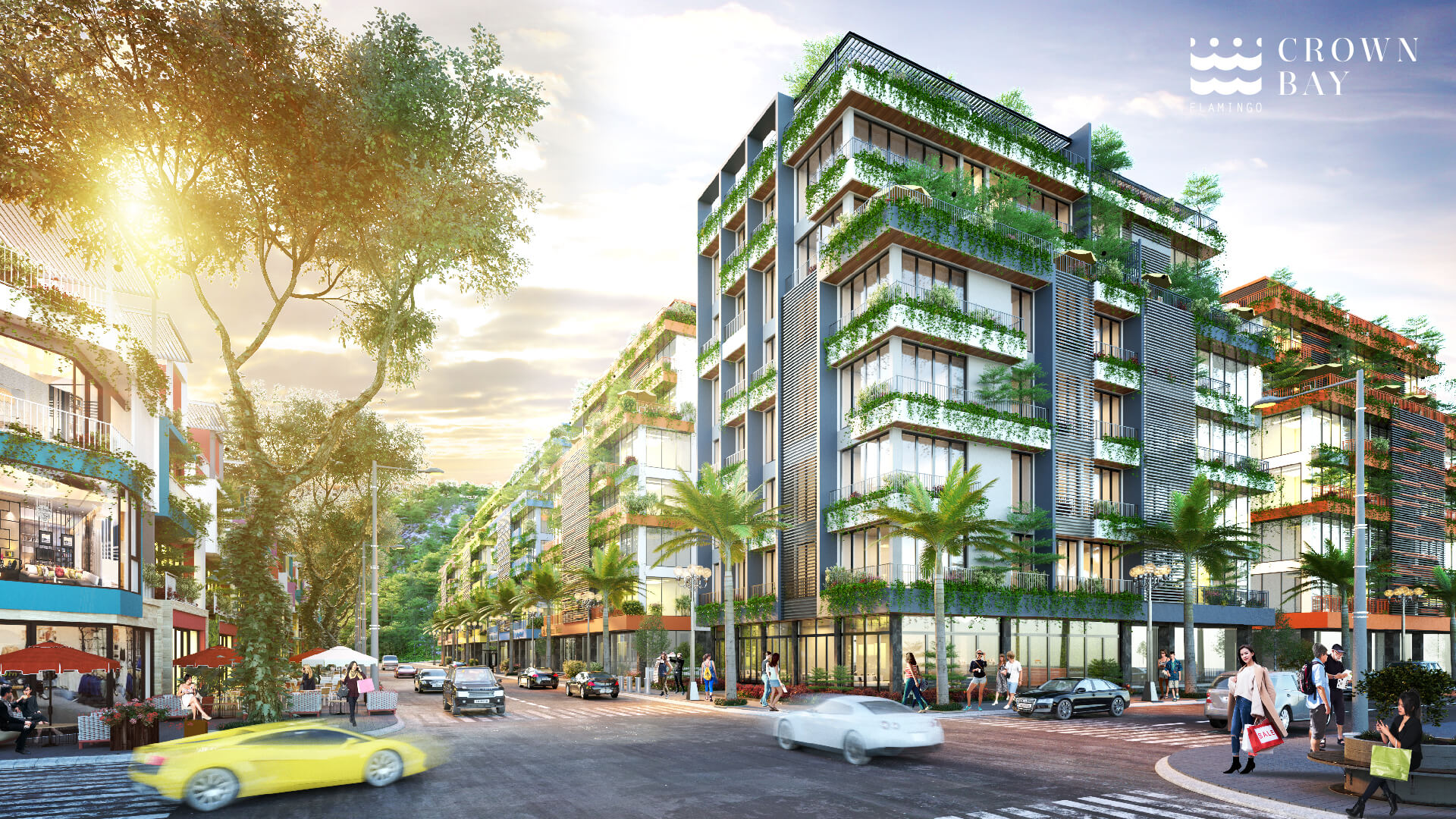 phối cảnh minihotel crown bay