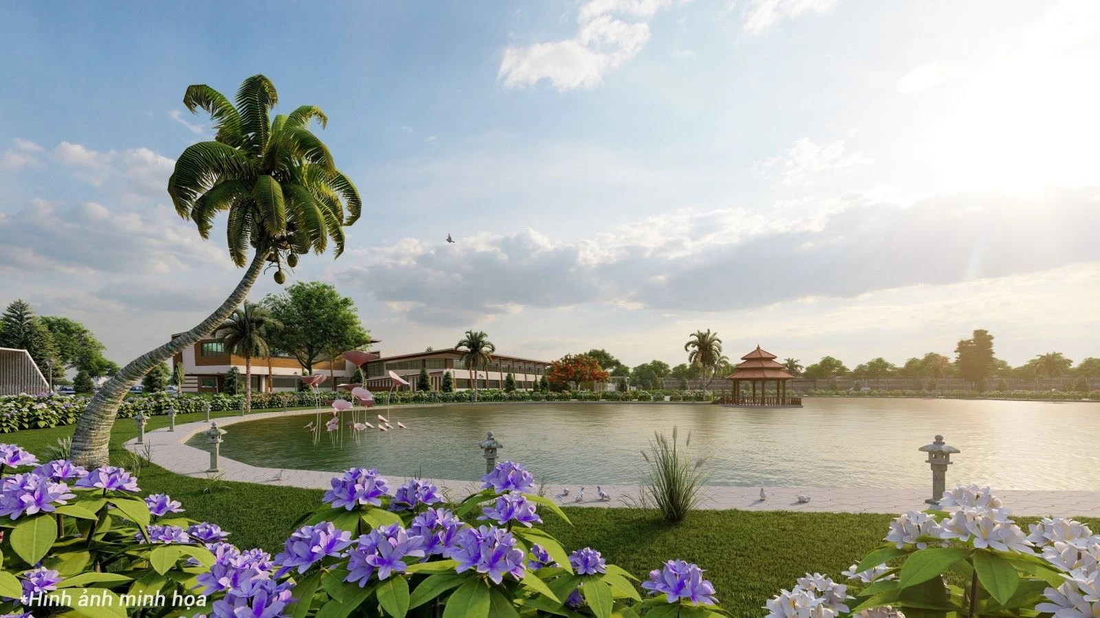 Hồ điều hòa và công viên quy hoạch 6,6ha Tứ Hiệp