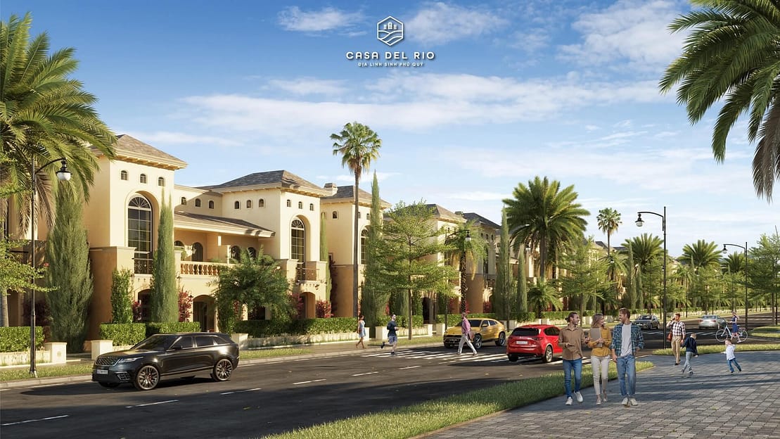 biệt thự dự án casa del rio hòa bình