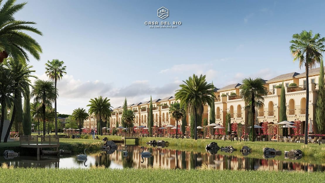 biệt thự dự án casa del rio hòa bình