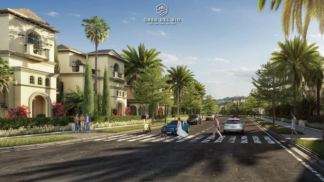 biệt thự dự án casa del rio hòa bình