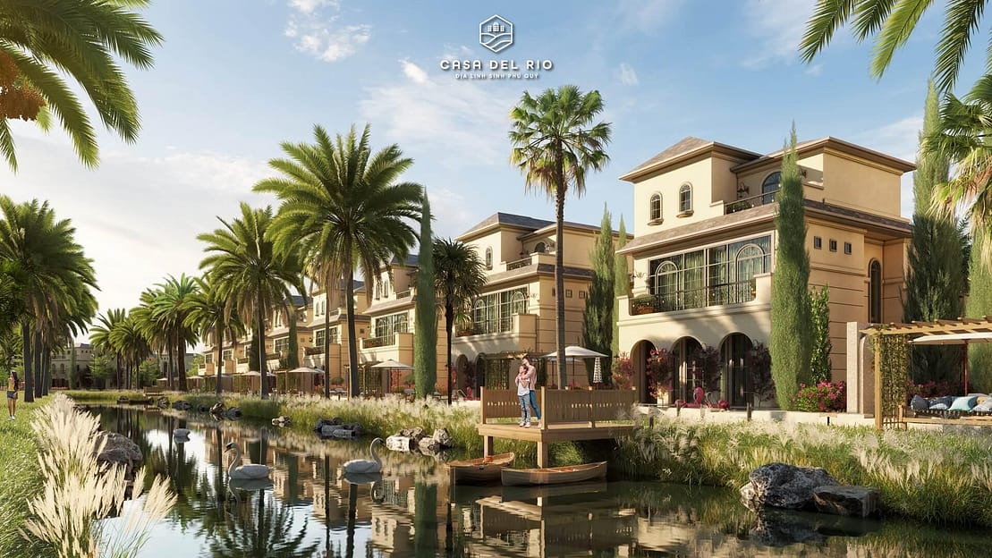 biệt thự dự án casa del rio hòa bình