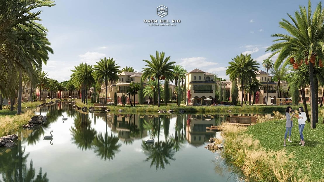 biệt thự dự án casa del rio hòa bình