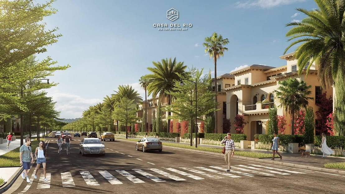 biệt thự dự án casa del rio hòa bình