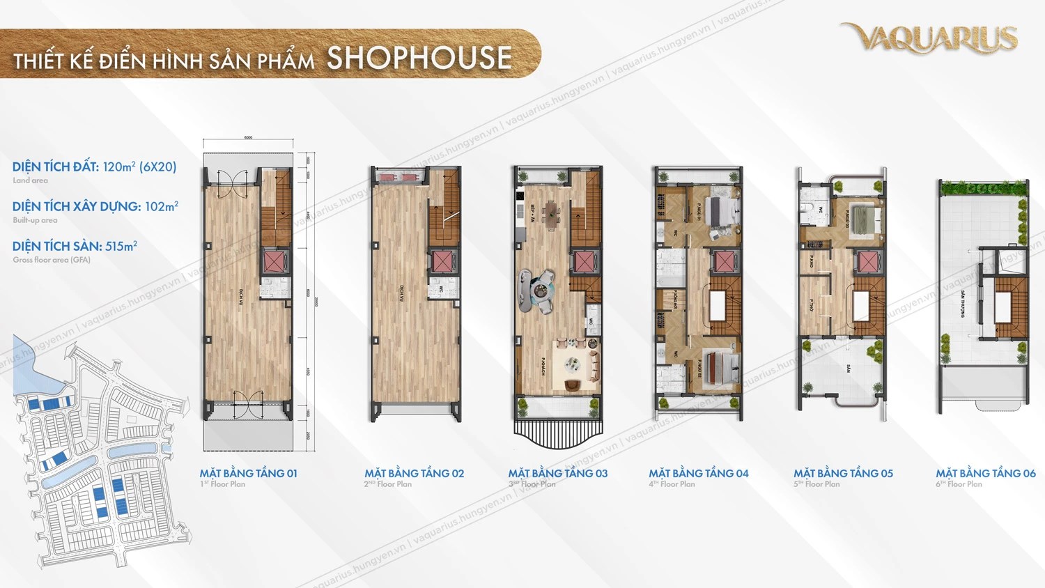 Shophouse Ở VAQUARIUS