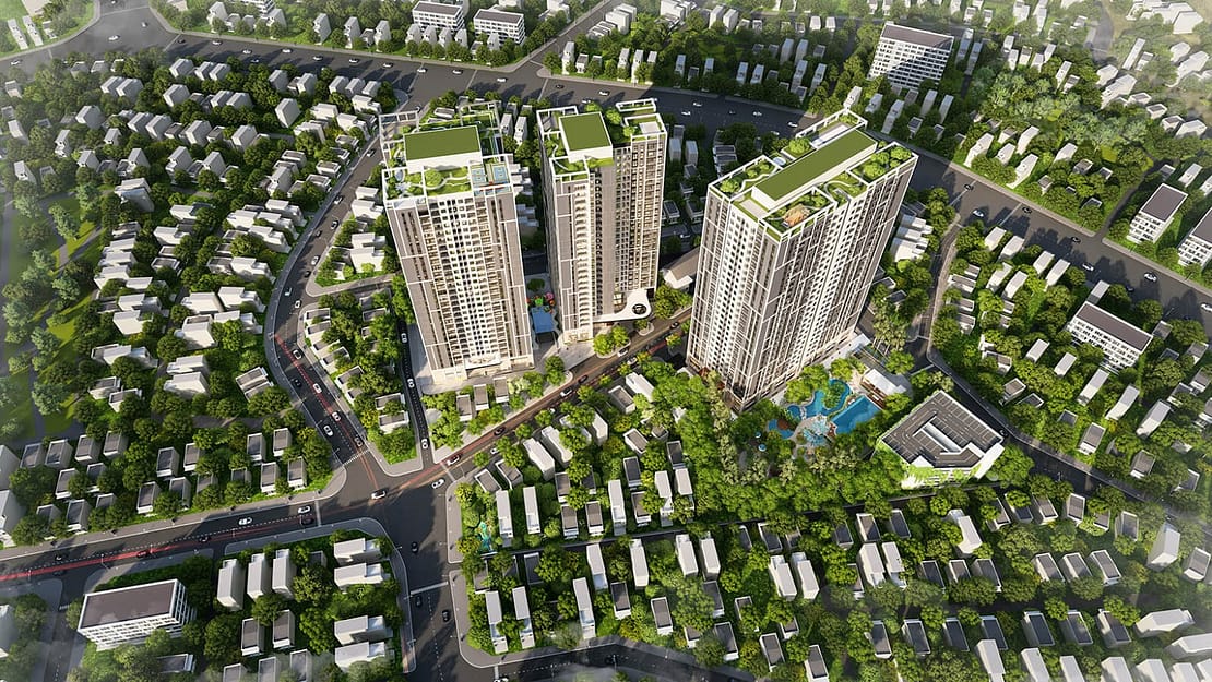 Phối cảnh dự án căn hộ Feliz Homes Hoàng Văn Thụ
