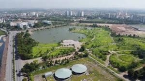 Cồng viên KĐT Việt Hưng
