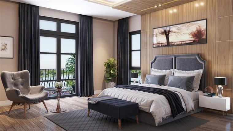 nội thất liền kề biệt thự louis city hoàng mai