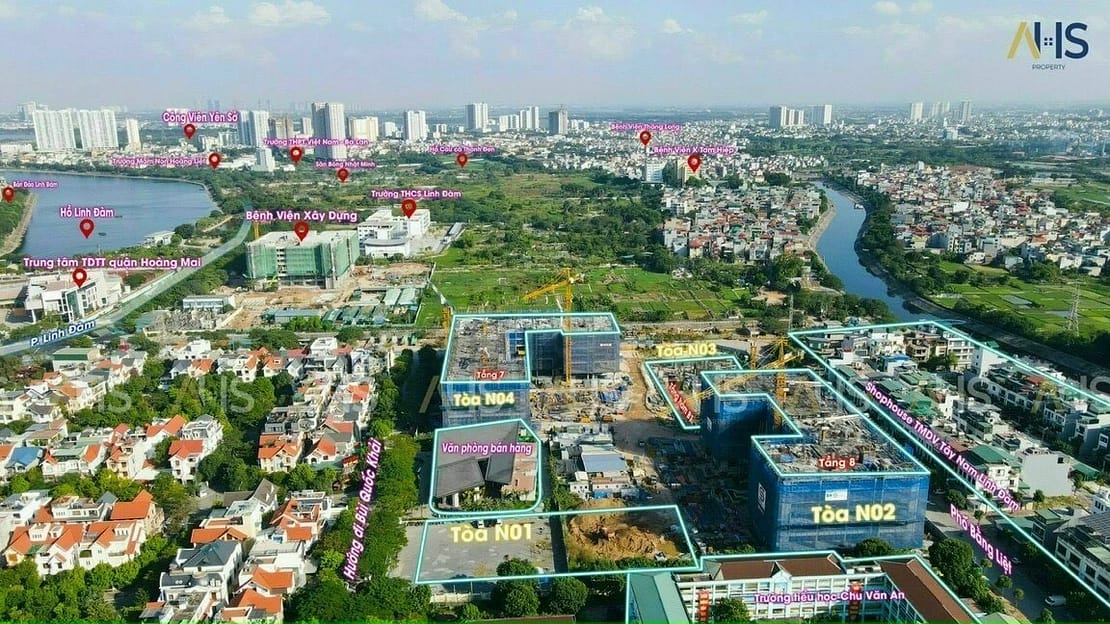 Tiến độ xây dựng Hà Nội Melody Residences Tháng 10/2022