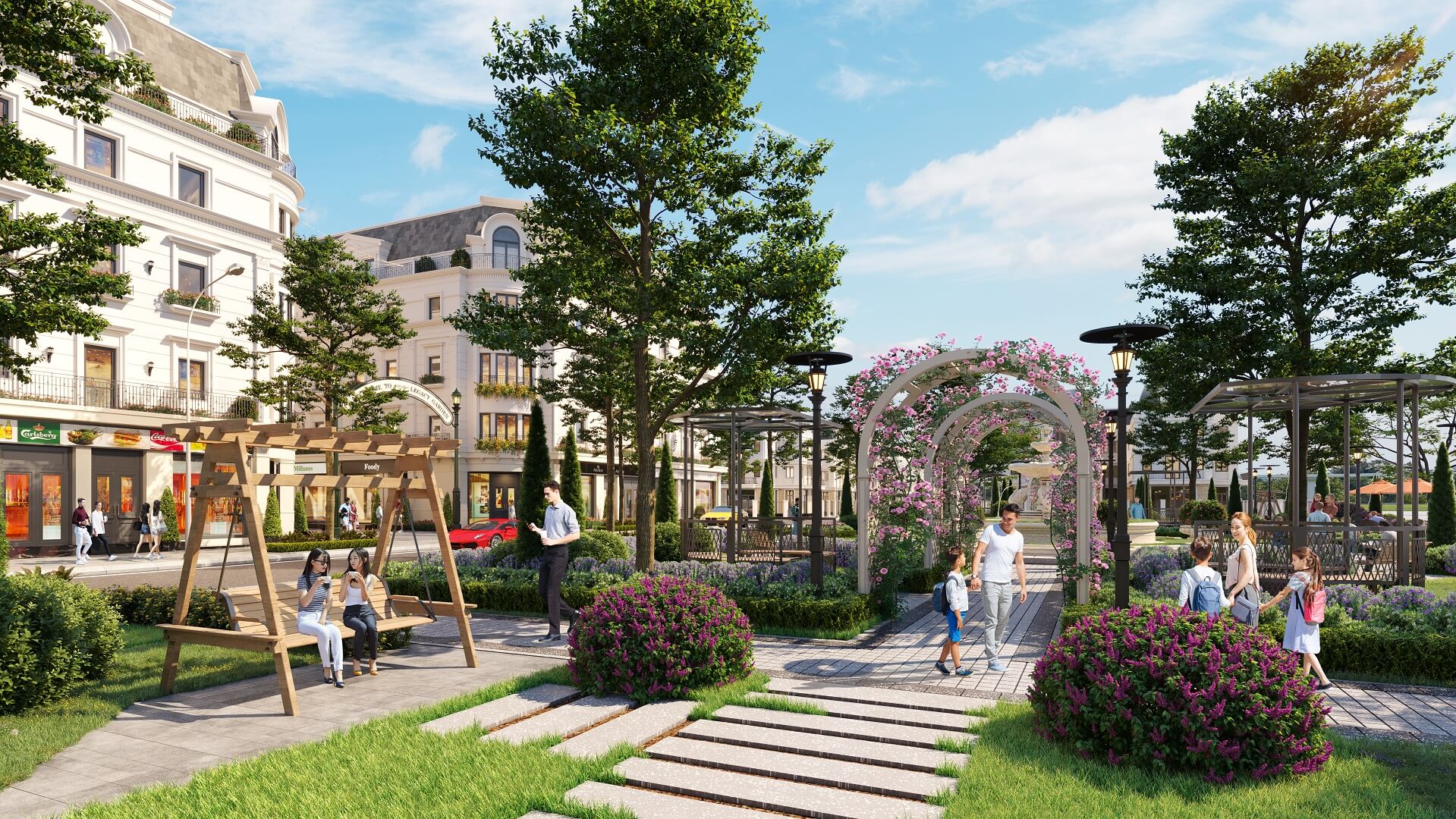 tiện ích dự án legacy garden hạ đình 214 nguyễn xiển