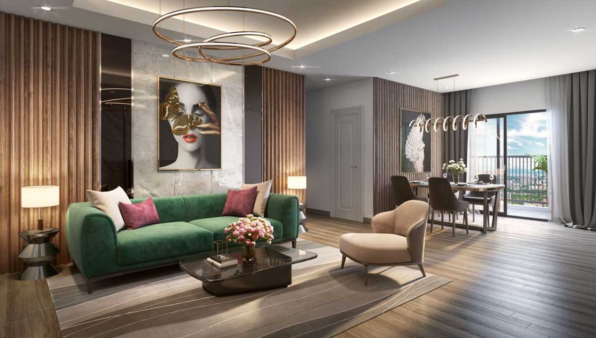 phong khach can ho elite city thai nguyen - TECCO ELITE CITY THÁI NGUYÊN