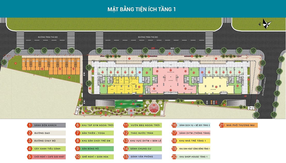 trưng tâm thương mại Phương Đông Green Park