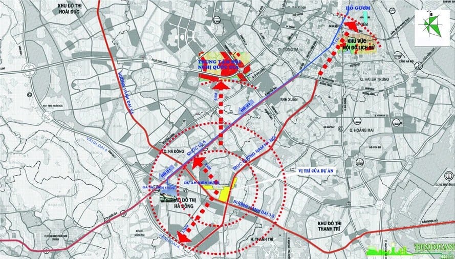 quy hoạch đường kết nối mipec city view