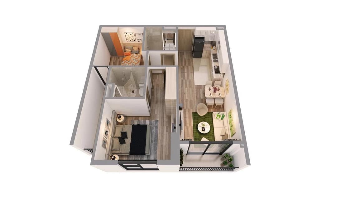 chung cư t&t 120 định công căn 65m2