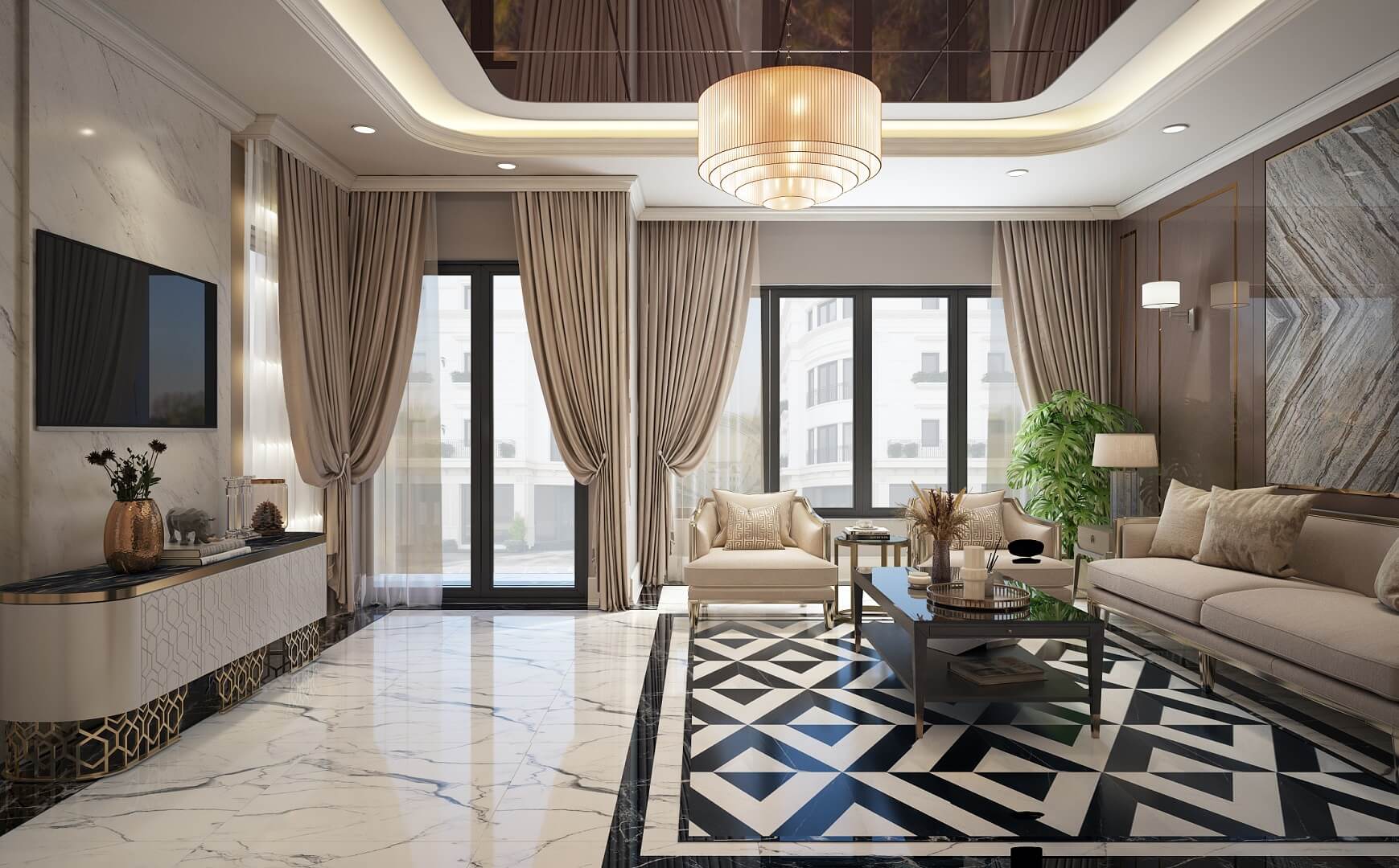 nội thất liền kề shophouse legacy garden nguyễn xiển