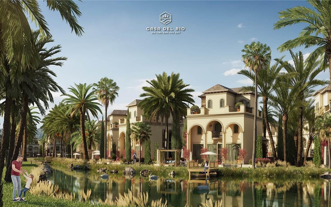biệt thự dự án casa del rio hòa bình
