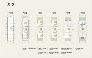 Mặt bằng shophouse louis city