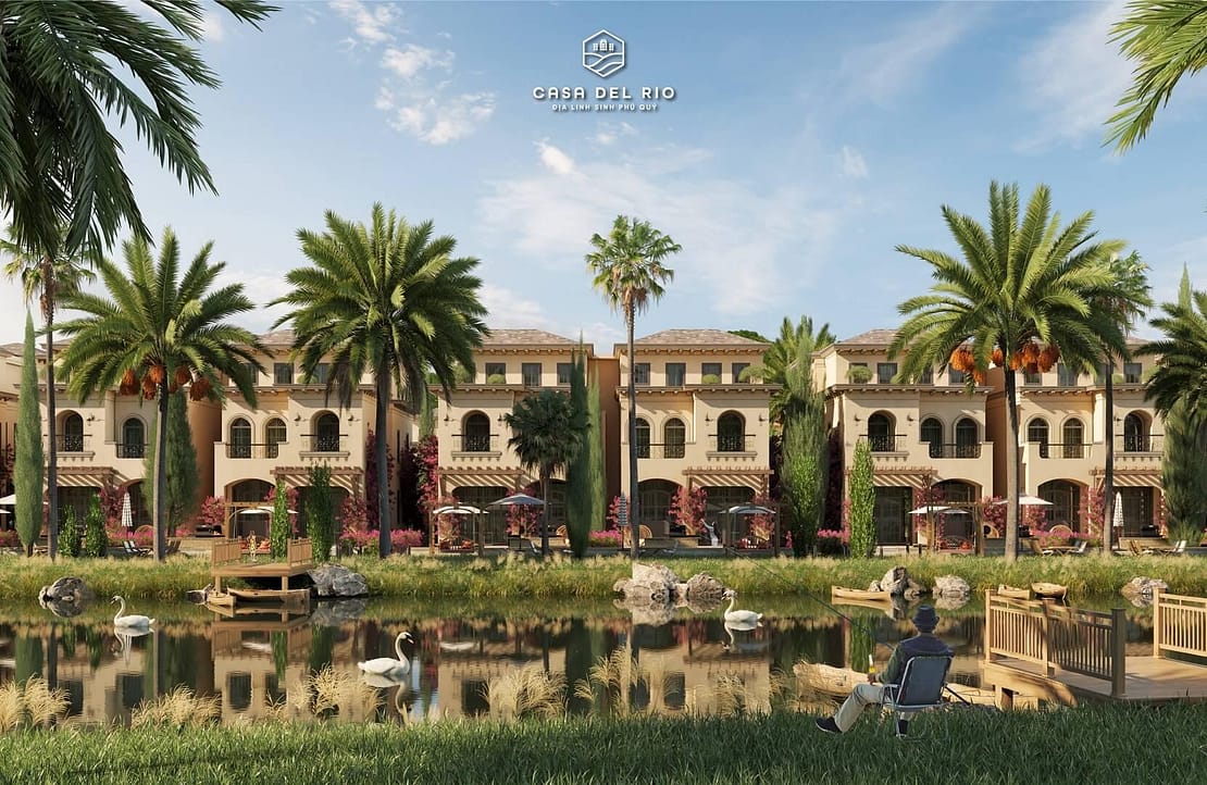 biệt thự dự án casa del rio hòa bình