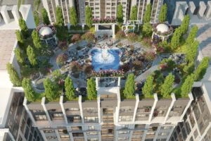 Vườn ánh trăng trên mái chung cư Moonlight I