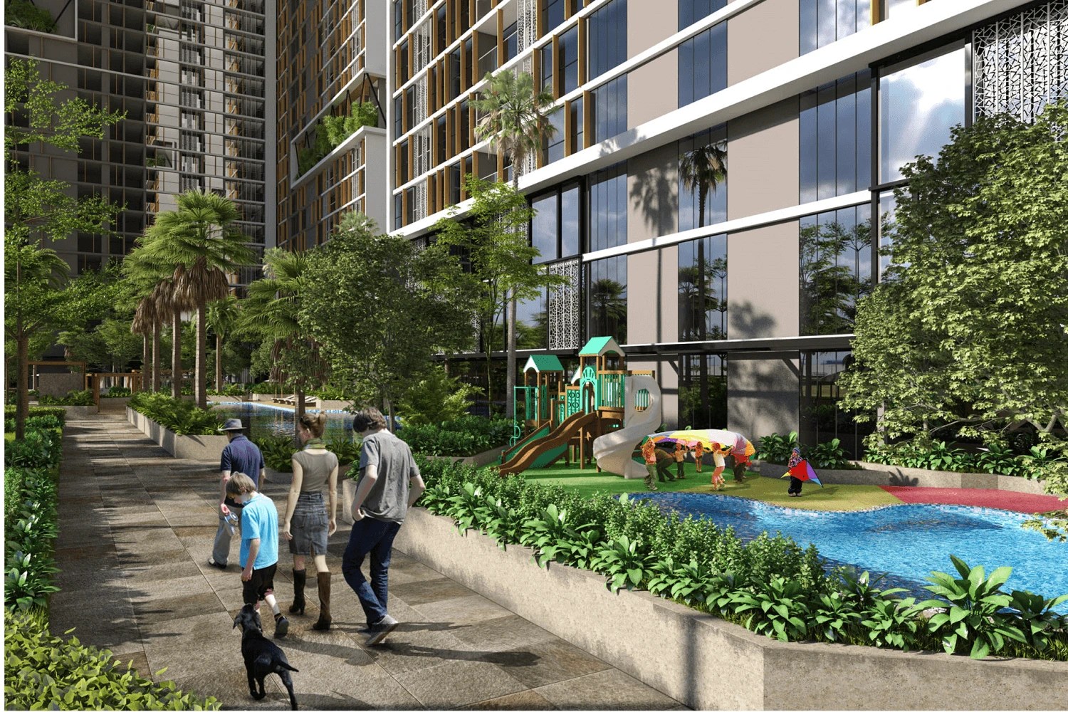 tiện ích dự án anland lake view