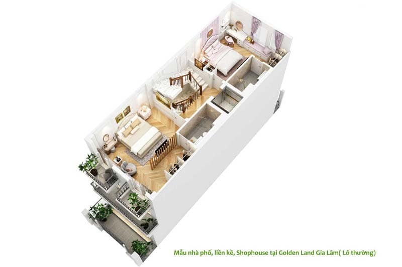 Thiết kế liền kề Highway 5 Residences Trâu Quỳ – Gia Lâm – TQ5 Thiên Minh Đức