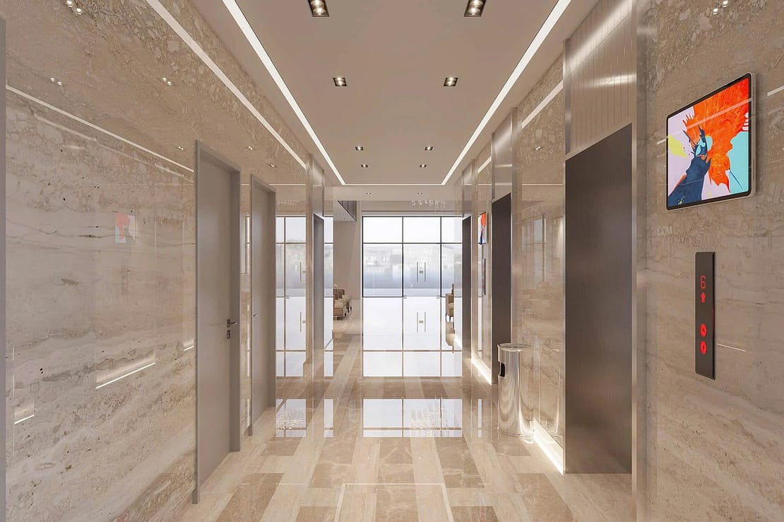 Phòng khách Chung cư Bluegem Tower Tứ Hiệp