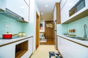 khu bếp căn hộ dự án tecco diamond