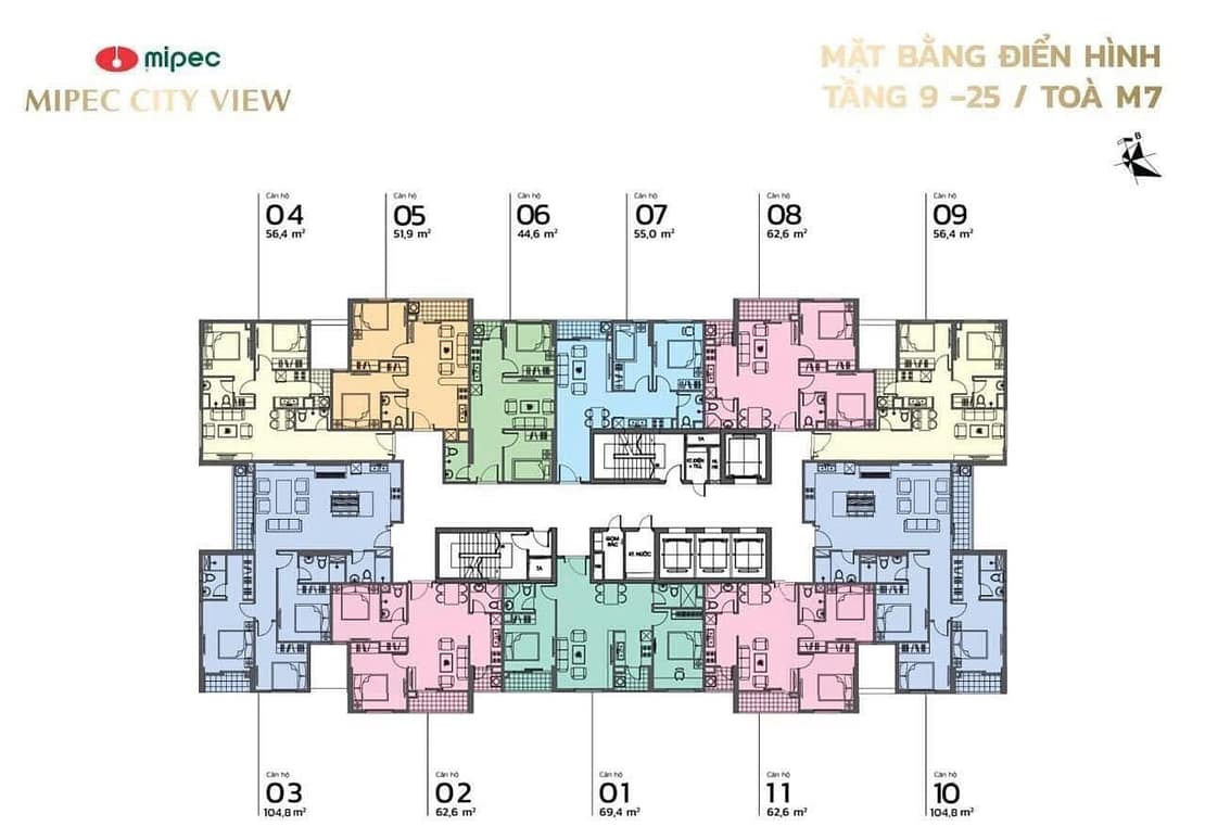 mipec city view kiến hưng