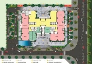 Mặt bằng TTTM Housinco Premium