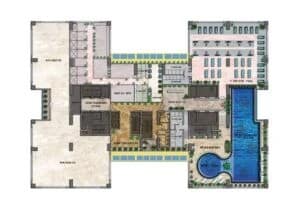 Mặt bằng TTTM Housinco Premium
