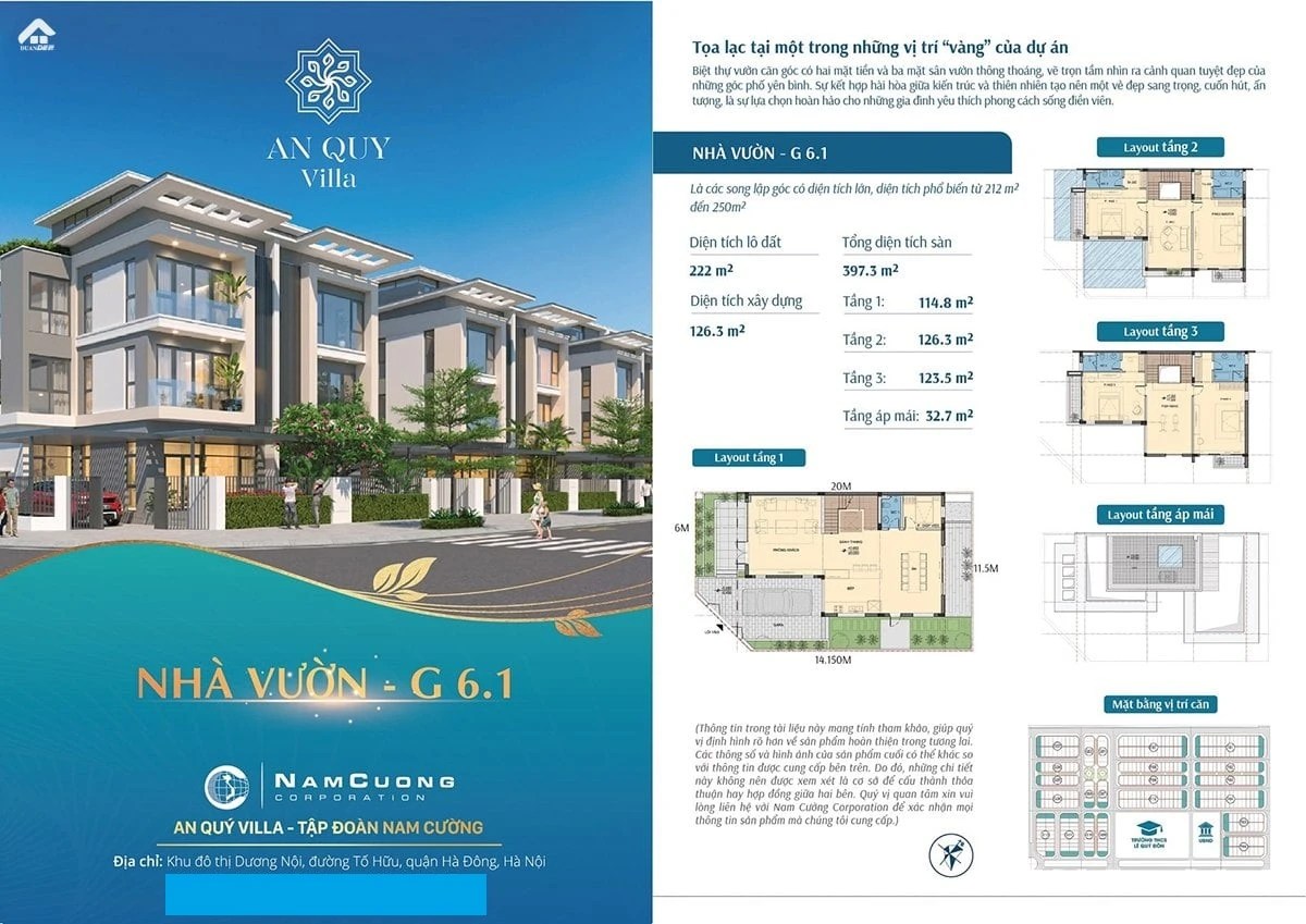 Thiết kế Biệt thự An Quý Villa