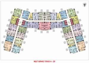 mặt bằng tecco diamond