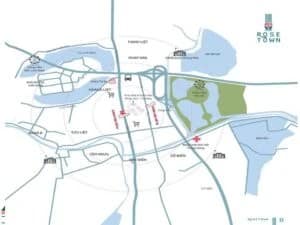 vị trí rose town