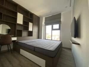 Phòng ngủ bàn giao full nội thất y hình
