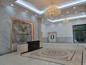 sảnh chờ dự án housinco premium nguyễn xiển