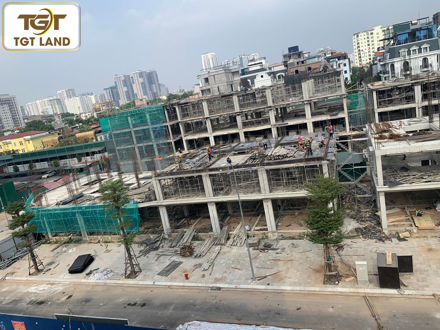 tiến độ dự án legacy garden nguyễn xiển