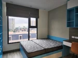 Phòng ngủ bàn giao full nội thất y hình